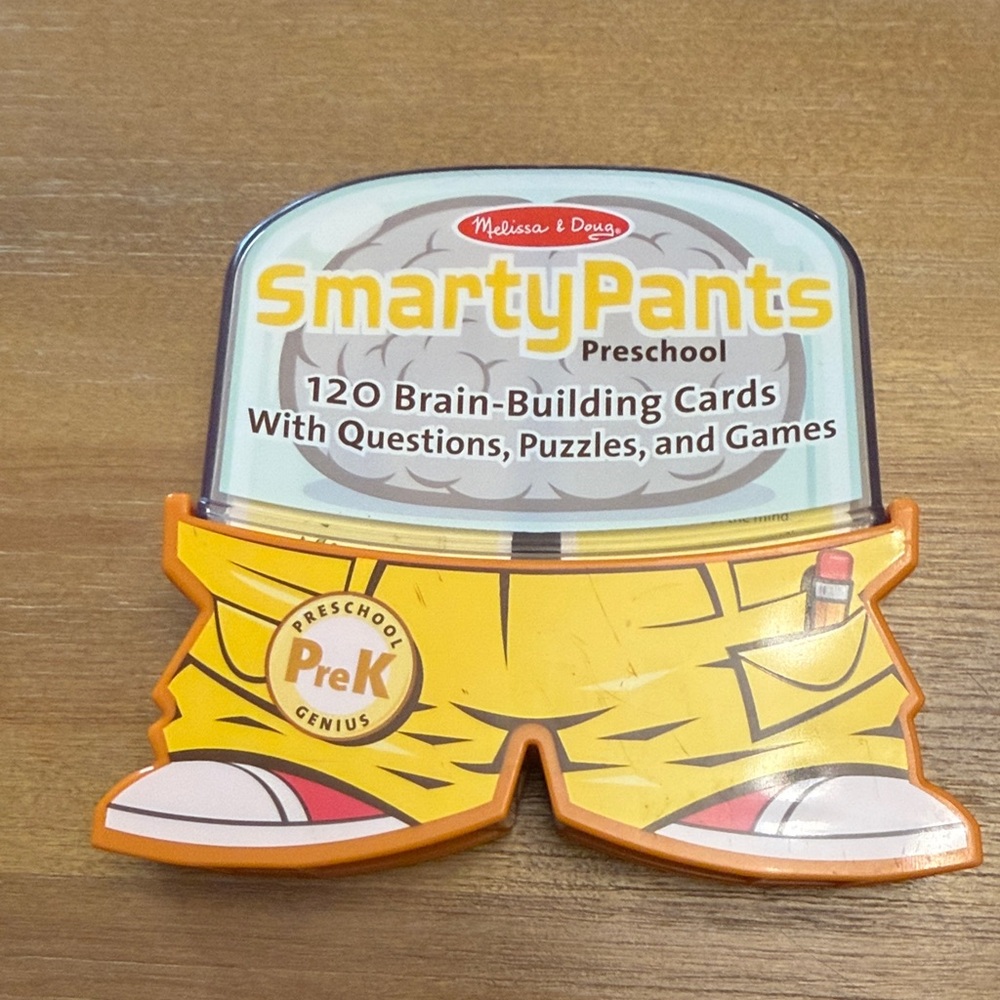 Melissa & Doug Smarty Pants Preschool Activity Cards - Yellow and Red